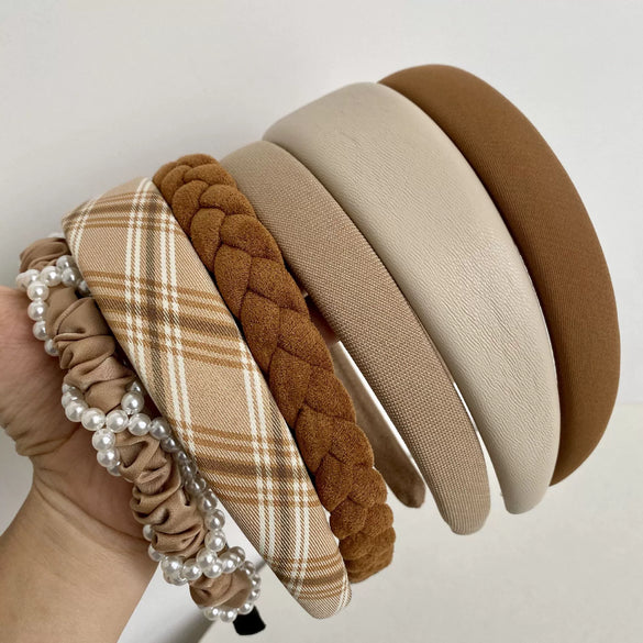 Handmade Cloth Hair Hoop For Women Elegant Temperament Headband Fashion Hair Accessory