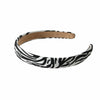 Handmade Cloth Headband With Zebra And Leopard Prints For Women