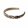 Handmade Cloth Headband With Zebra And Leopard Prints For Women