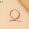 Handmade Cloth Knotted Hair Tie High Elastic Rubber Band Simple Hair Accessory For Women