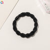 Handmade Cloth Knotted Hair Tie High Elastic Rubber Band Simple Hair Accessory For Women