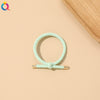 Handmade Cloth Knotted Hair Tie High Elastic Rubber Band Simple Hair Accessory For Women