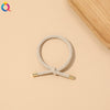Handmade Cloth Knotted Hair Tie High Elastic Rubber Band Simple Hair Accessory For Women