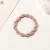Handmade Cloth Knotted Hair Tie High Elastic Rubber Band Simple Hair Accessory For Women