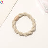 Handmade Cloth Knotted Hair Tie High Elastic Rubber Band Simple Hair Accessory For Women