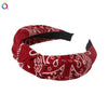 Handmade Cloth Retro Baroque Cashew Flower Women's Headband For Yoga Hair Accessories