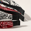 Handmade Cloth Retro Baroque Cashew Flower Women's Headband For Yoga Hair Accessories