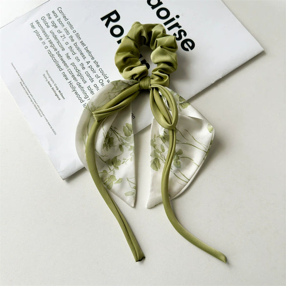 Handmade Cloth Sweet Women's Hair Ring Ponytail Ribbon Hair Accessories
