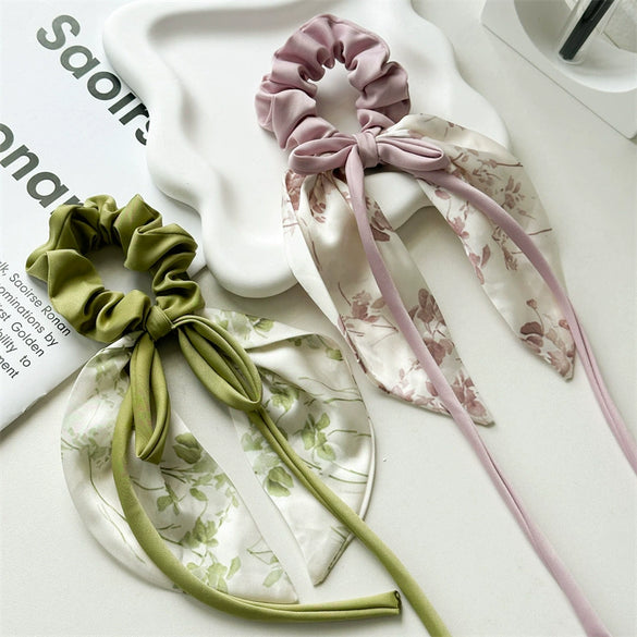 Handmade Cloth Sweet Women's Hair Ring Ponytail Ribbon Hair Accessories