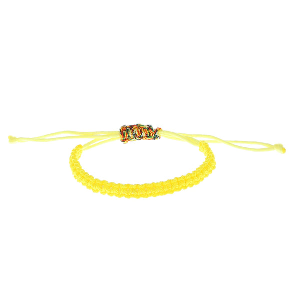 Handmade Color Rope Women's Bracelet With Rainbow Color And Handwoven Design