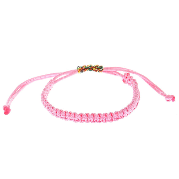 Handmade Color Rope Women's Bracelet With Rainbow Color And Handwoven Design