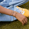 Handmade Colorful Braided Rope Stainless Steel Bracelet With Animal Zodiac Pendant Electroplated Highend Jewelry