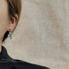 Handmade Copper Drop Earrings With Natural Gravel Freshwater Pearls For Women Simple Fashion Style