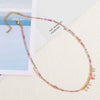 Handmade Copper Geometric Beaded Necklace For Women