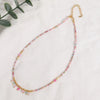 Handmade Copper Geometric Beaded Necklace For Women