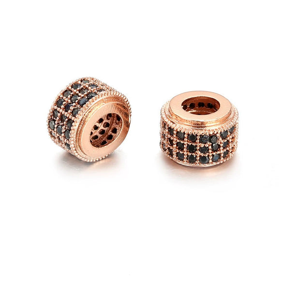Handmade Copper Inlaid Zirconium Jewelry Accessories Bracelet Necklace Pendant With Electroplating