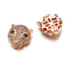 Handmade Copper Inlaid Zirconium Jewelry Accessories Bracelet Necklace Pendant With Electroplating