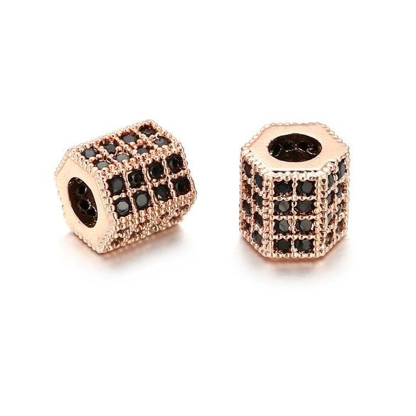 Handmade Copper Inlaid Zirconium Jewelry Accessories Bracelet Necklace Pendant With Electroplating