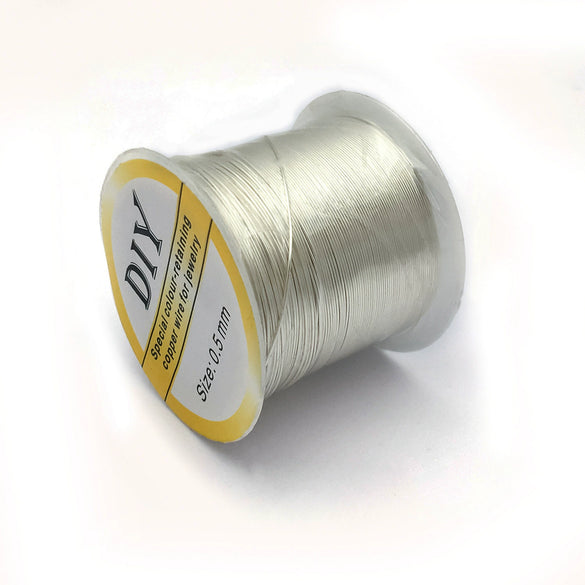 Handmade Copper Wire Bracelet With Gold Wire Cord Pattern Electroplating Process