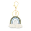 Handmade Cotton Woven Rainbow Keychain Car Hanging Pendant