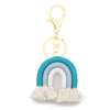 Handmade Cotton Woven Rainbow Keychain Car Hanging Pendant