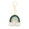 Handmade Cotton Woven Rainbow Keychain Car Hanging Pendant