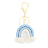Handmade Cotton Woven Rainbow Keychain Car Hanging Pendant