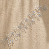 Handmade Crystal Beaded Leaf Bridal Headband For Women Wedding Hair Accessory With Rhinestone Headdress