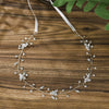 Handmade Crystal Floral Bridal Hair Band For Women Gold Retro Flower Wedding Hair Accessory