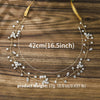 Handmade Crystal Floral Bridal Hair Band For Women Gold Retro Flower Wedding Hair Accessory