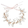 Handmade Crystal Leaf Headband For Women Wedding Hair Accessories Bridal Jewelry