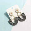 Handmade Daisy Floral Resin Earrings With Ushaped Design And Sterling Silver For Women Wholesale