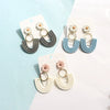 Handmade Daisy Floral Resin Earrings With Ushaped Design And Sterling Silver For Women Wholesale