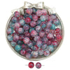 Handmade Diy Glass And Glaze Retro Bracelet With Crushed Gold And Ice Crack Beads Jewelry Accessories
