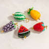 Handmade Diy Jewelry Accessories Glass Glazed Simulation Strawberry Pendant Electroplated