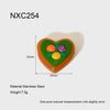 Handmade Diy Jewelry Accessories Heartshaped Love Boots Charms With Dripping Oil Glass Beads