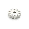 Handmade Diy Jewelry Loose Beads Gasket Accessories 925 Silver Inlaid Zircon Gear Beads For Bracelet And Necklace