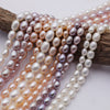 Handmade Diy Natural Freshwater Pearl Beads For Jewelry Necklace Accessories Strong Light Wholesale