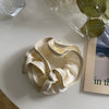 Handmade Double Layer Cloud Scrunchie Cloth Hair Tie Lovely Sweet Hair Band For Girls