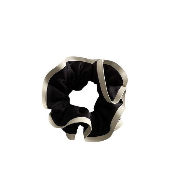 Handmade Double Layer Cloud Scrunchie Cloth Hair Tie Lovely Sweet Hair Band For Girls
