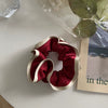 Handmade Double Layer Cloud Scrunchie Cloth Hair Tie Lovely Sweet Hair Band For Girls