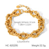 Handmade Electroplated Geometric Stainless Steel Women's Bracelet Jewelry