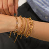 Handmade Electroplated Geometric Stainless Steel Women's Bracelet Jewelry