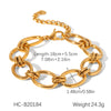 Handmade Electroplated Geometric Stainless Steel Women's Bracelet Jewelry