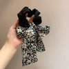Handmade Fabric Bow Hair Rope For Women Sweet Style High Elasticity Headwear
