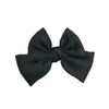 Handmade Fabric Bow Phone Case Accessories With Black Beaded Lobster Clasp And Handwoven Design