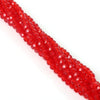 Handmade Faceted Crystal Glass Round Ball Loose Beads For Diy Accessories