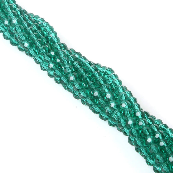 Handmade Faceted Crystal Glass Round Ball Loose Beads For Diy Accessories