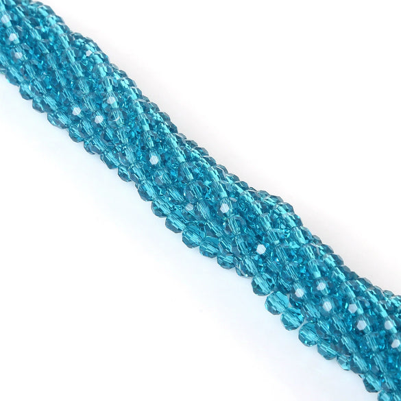 Handmade Faceted Crystal Glass Round Ball Loose Beads For Diy Accessories