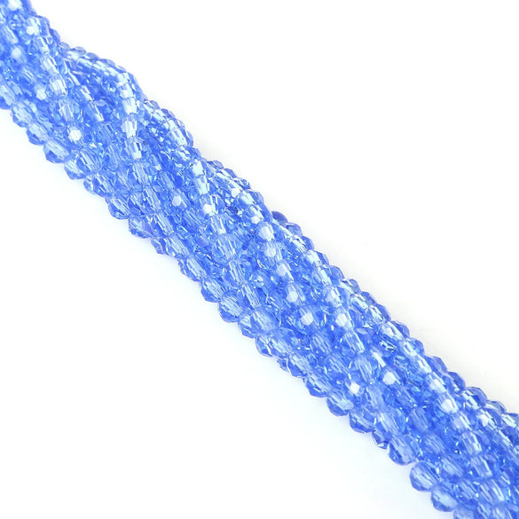 Handmade Faceted Crystal Glass Round Ball Loose Beads For Diy Accessories